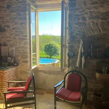 בית נופש Le Secadou Du Mas - Maison En Pierre Avec Piscine Bournazel (Tarn)